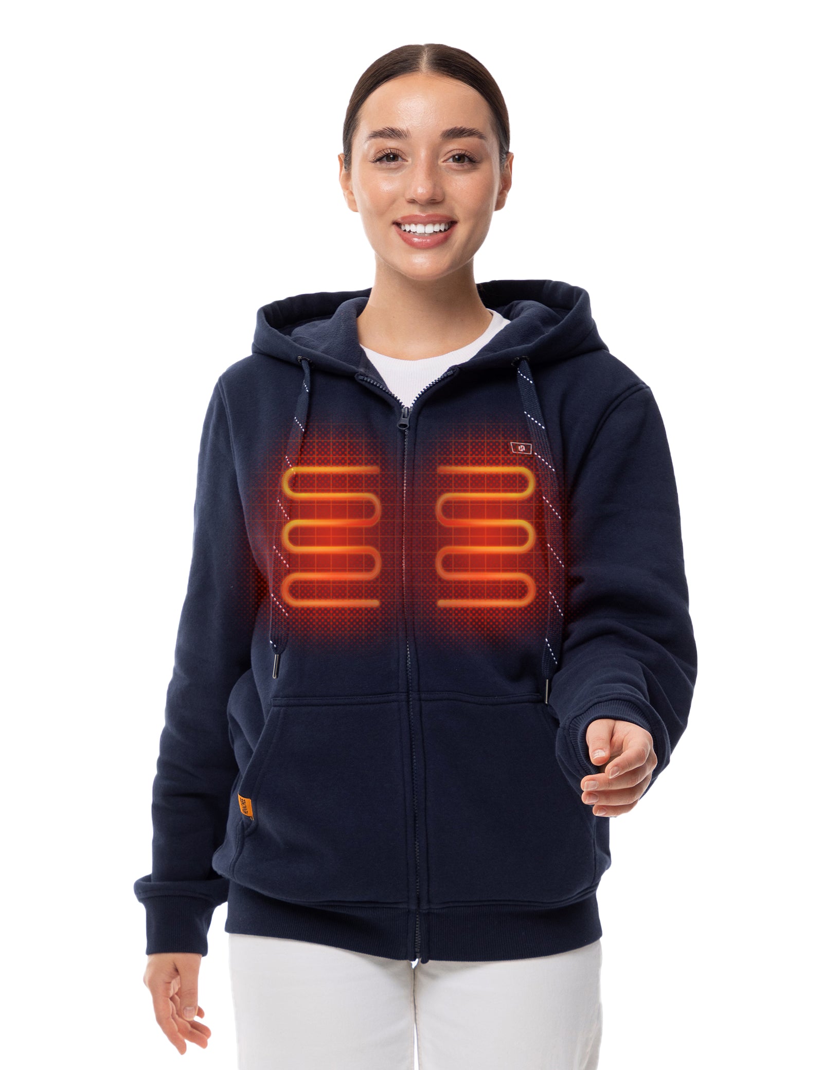 Women's Heated Hoodie - Navy