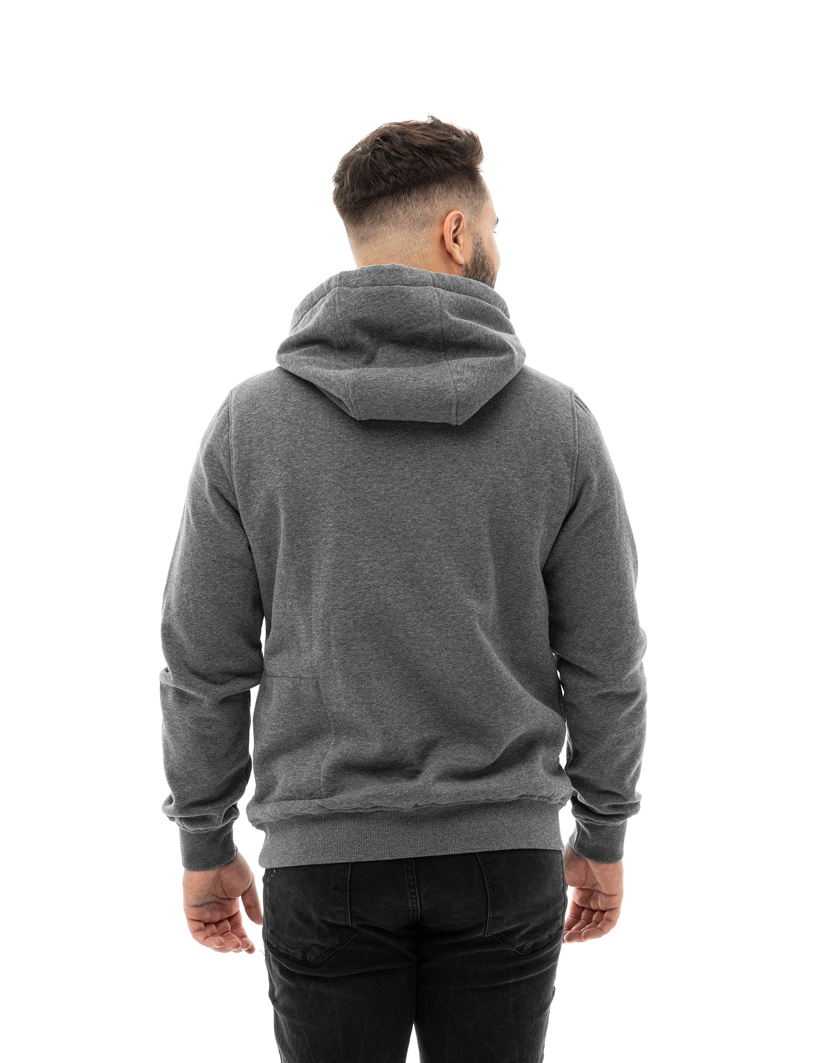 Sweats à capuche chauffants pour hommes gris (amélioré)