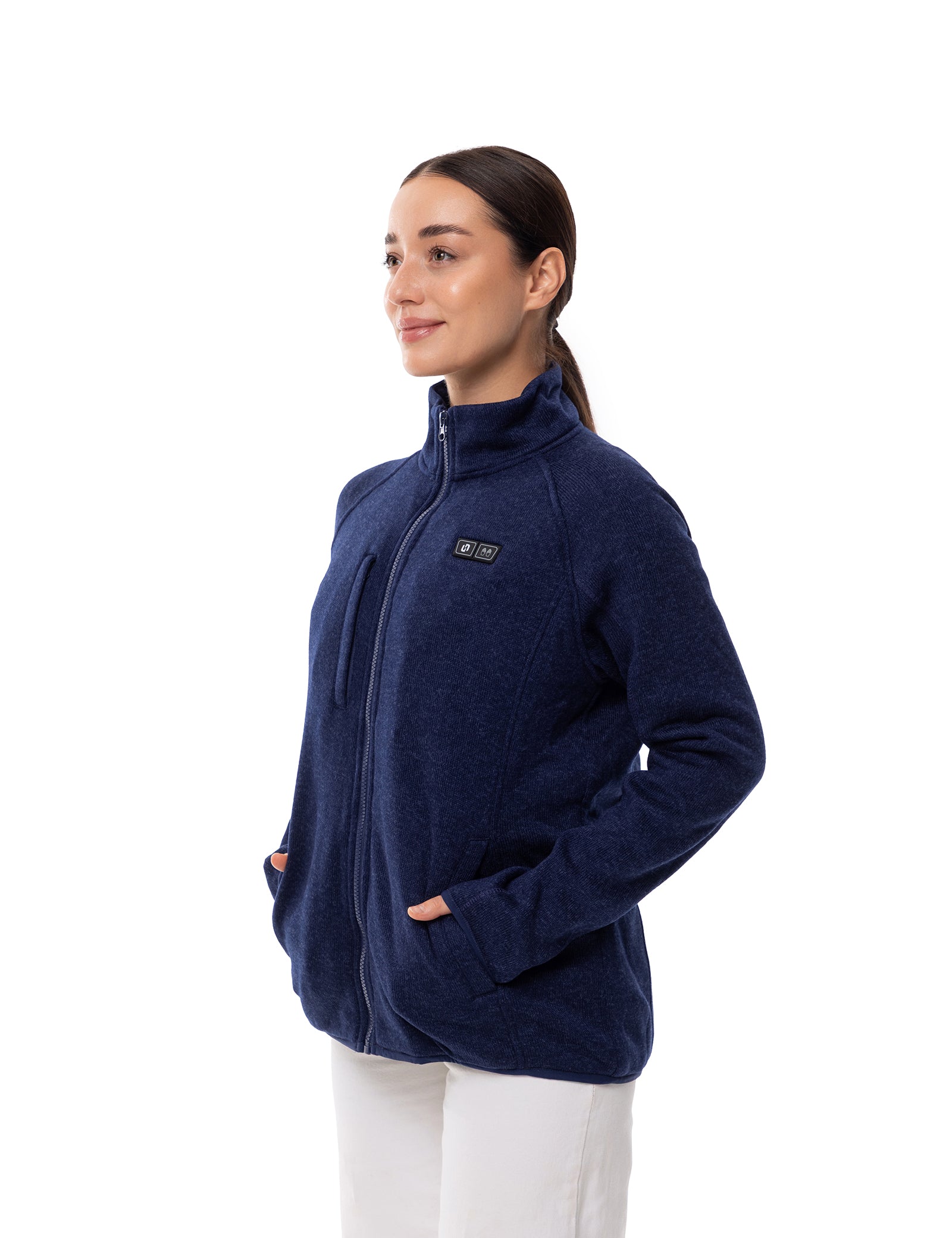 Women's Heated Fleece - Navy
