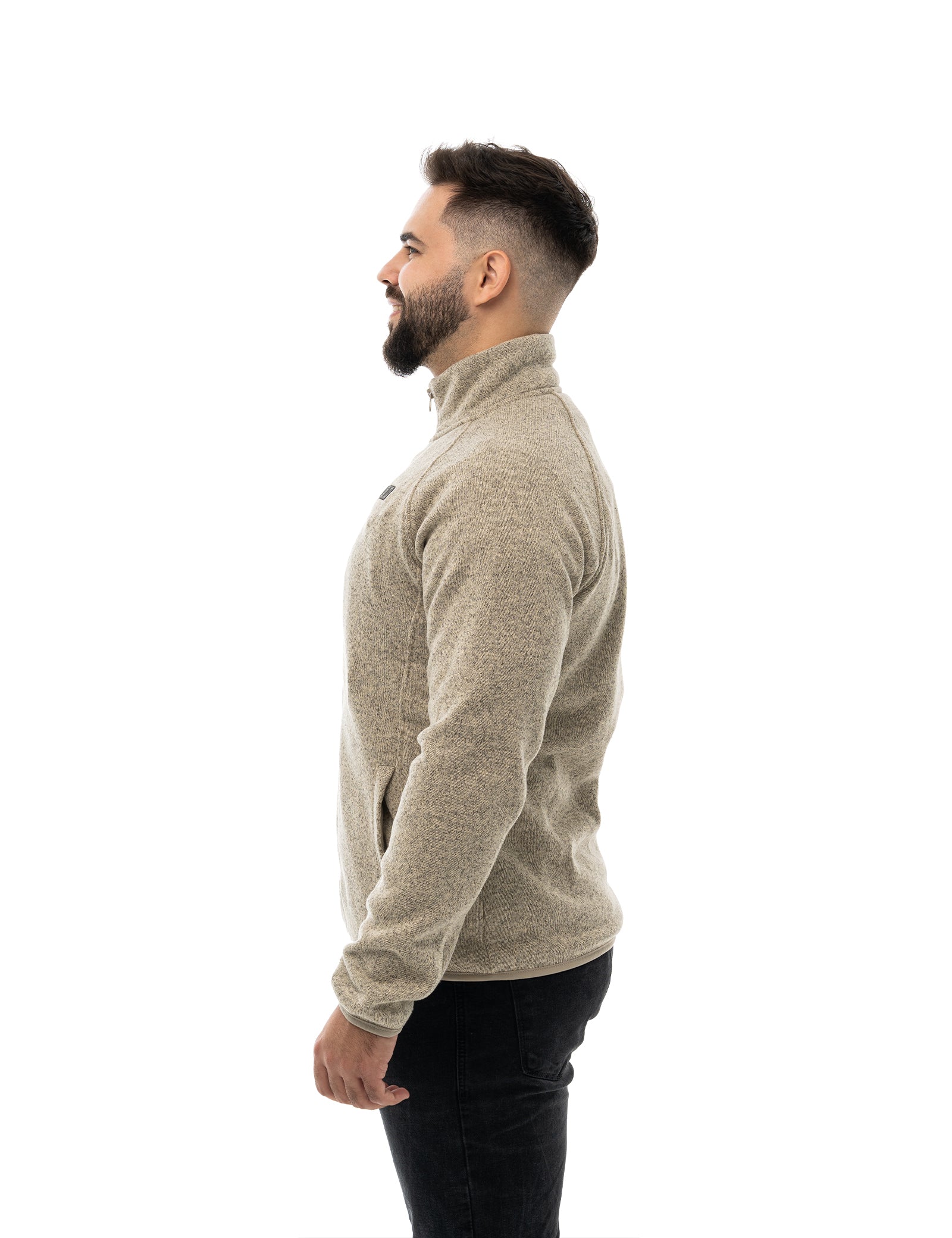Men's Heated Fleece Jacket - Grey (Dual-Control)