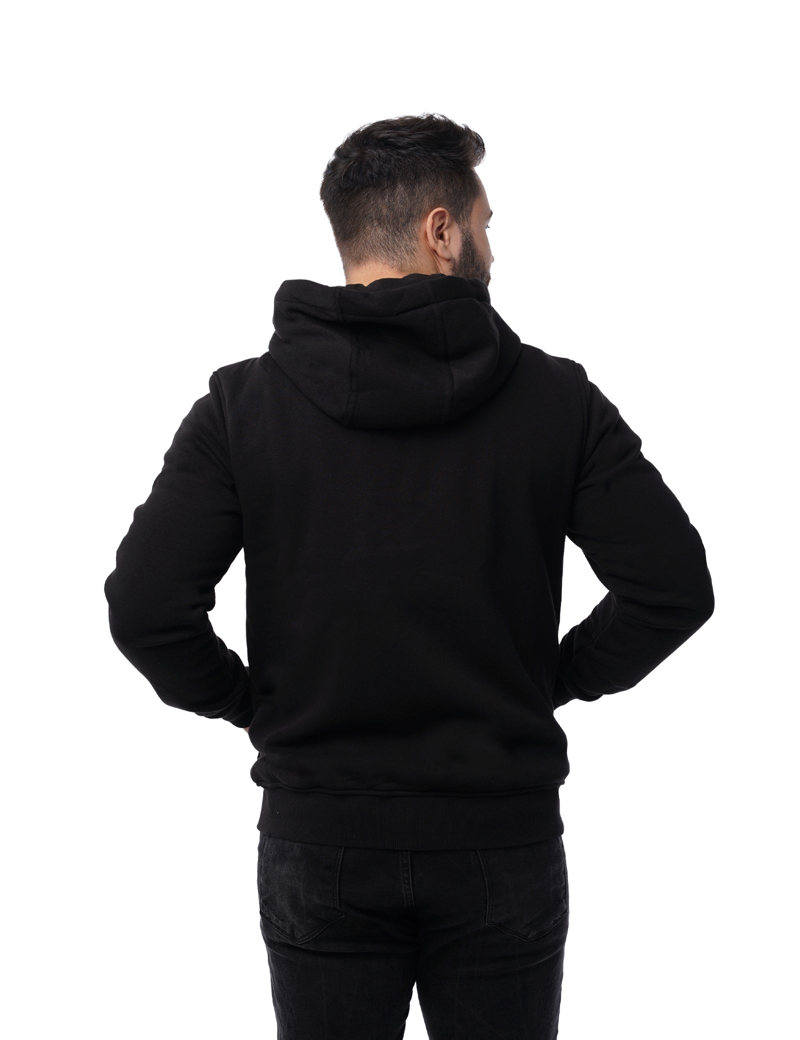 Men's Dual-Control Heated Hoodie - Black