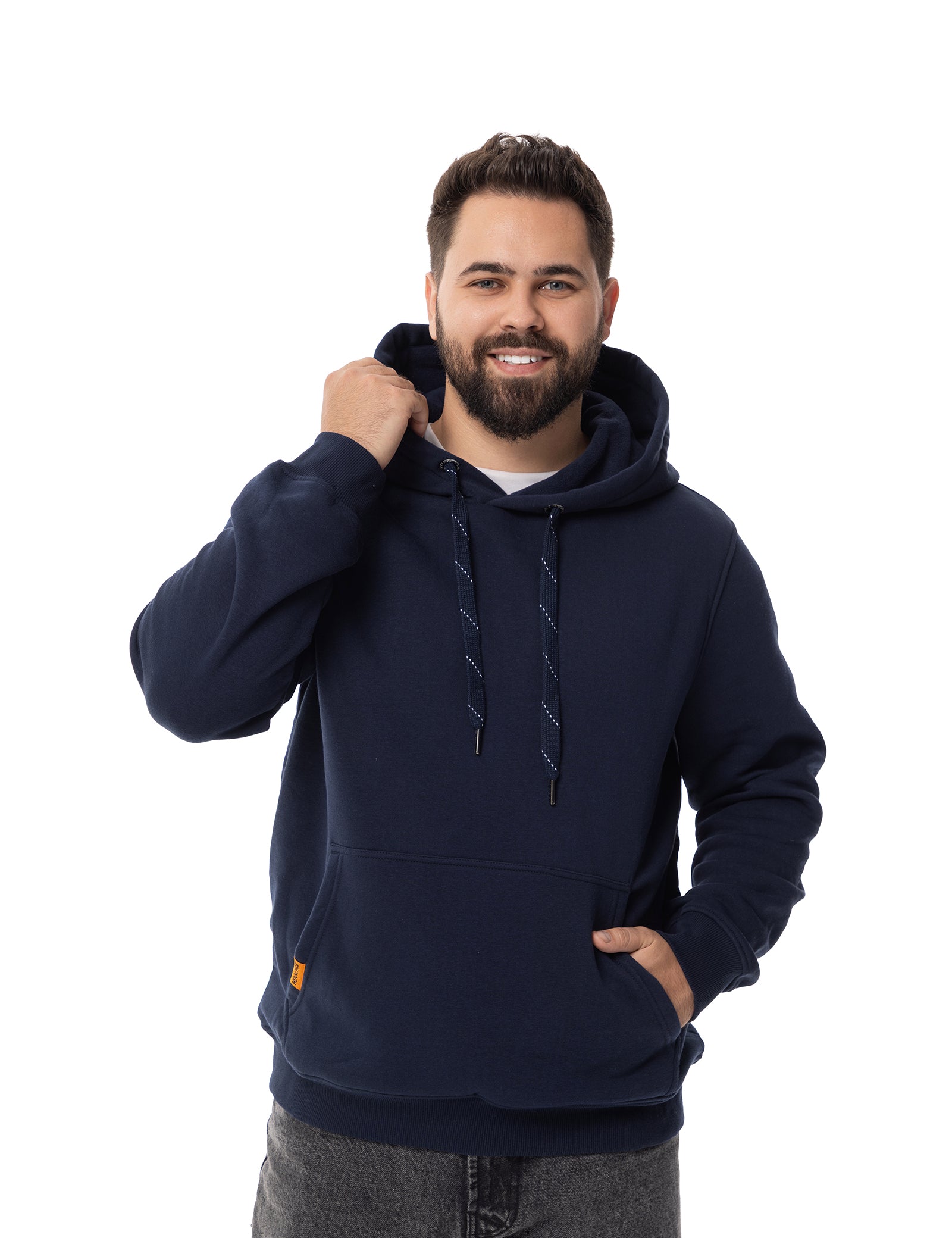 Men's Dual-Control Heated Pullover - Navy