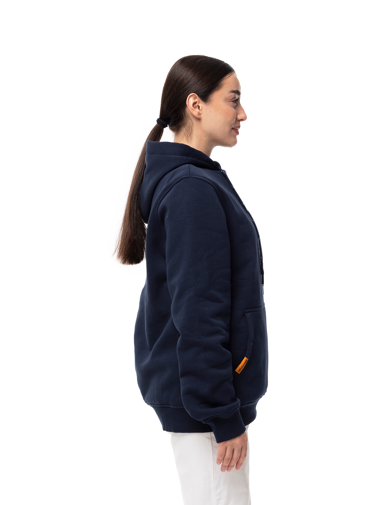Women's Dual-Control Heated Pullover - Navy