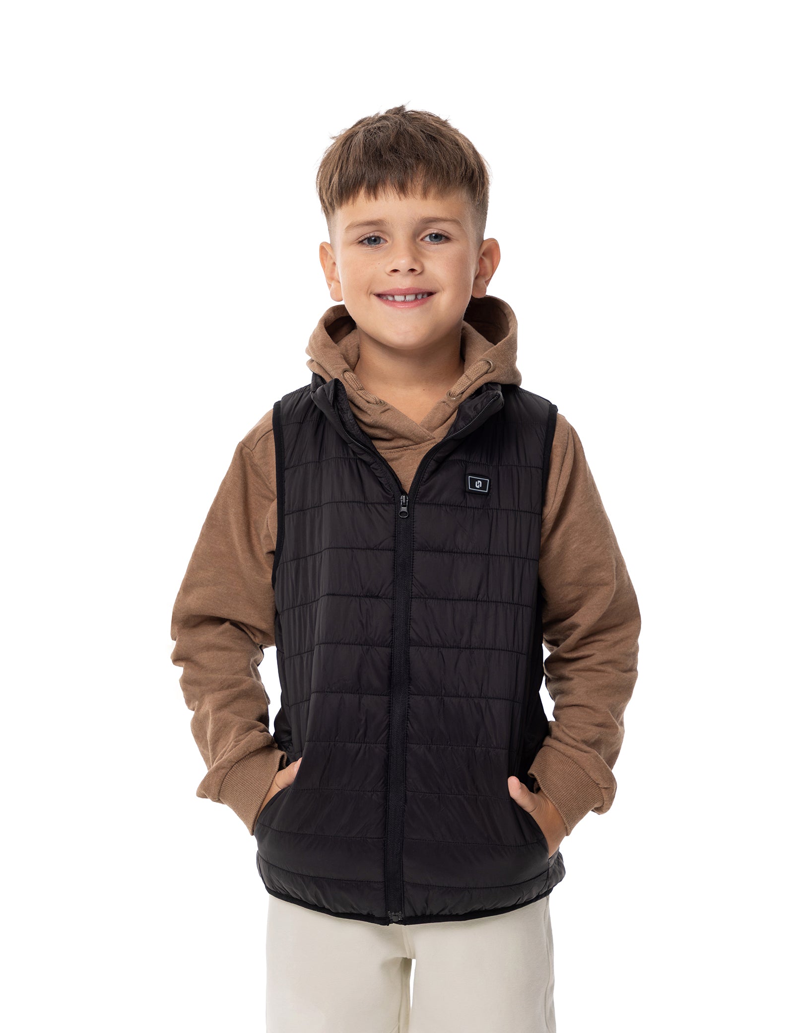 Boys Heated Vest - Black