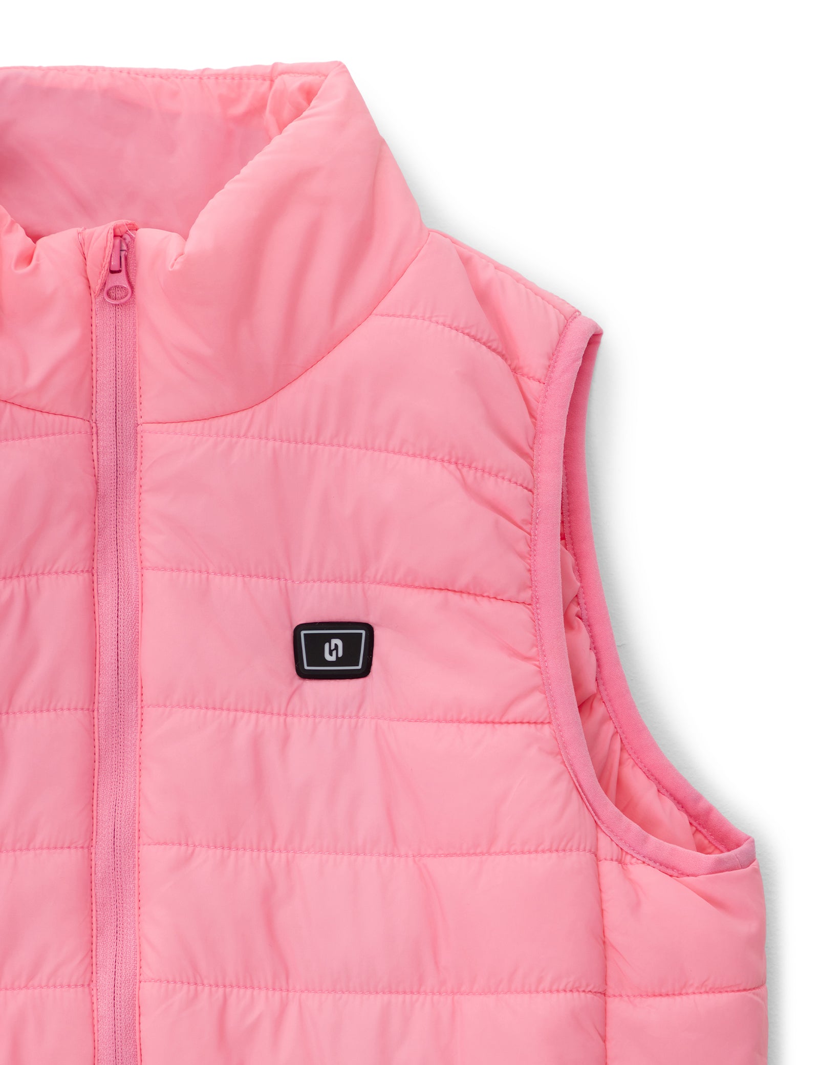 Girls Heated Vest - Pink Ombre