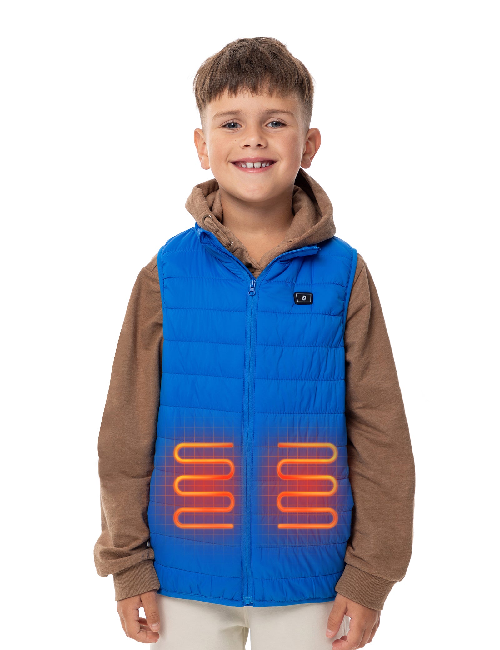 Boys Heated Vest - Blue