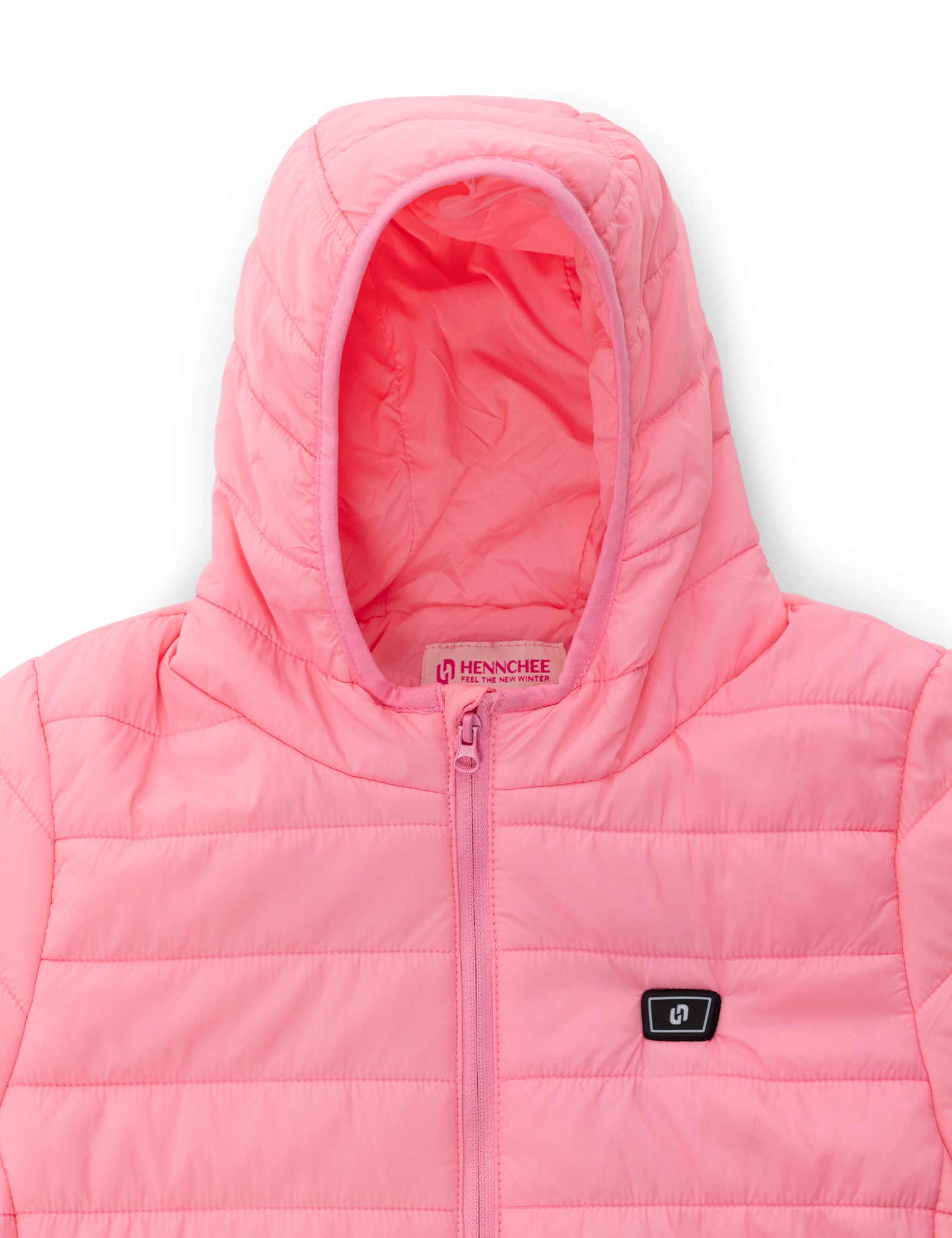 Girls Lightweight Heated Jacket - Pink