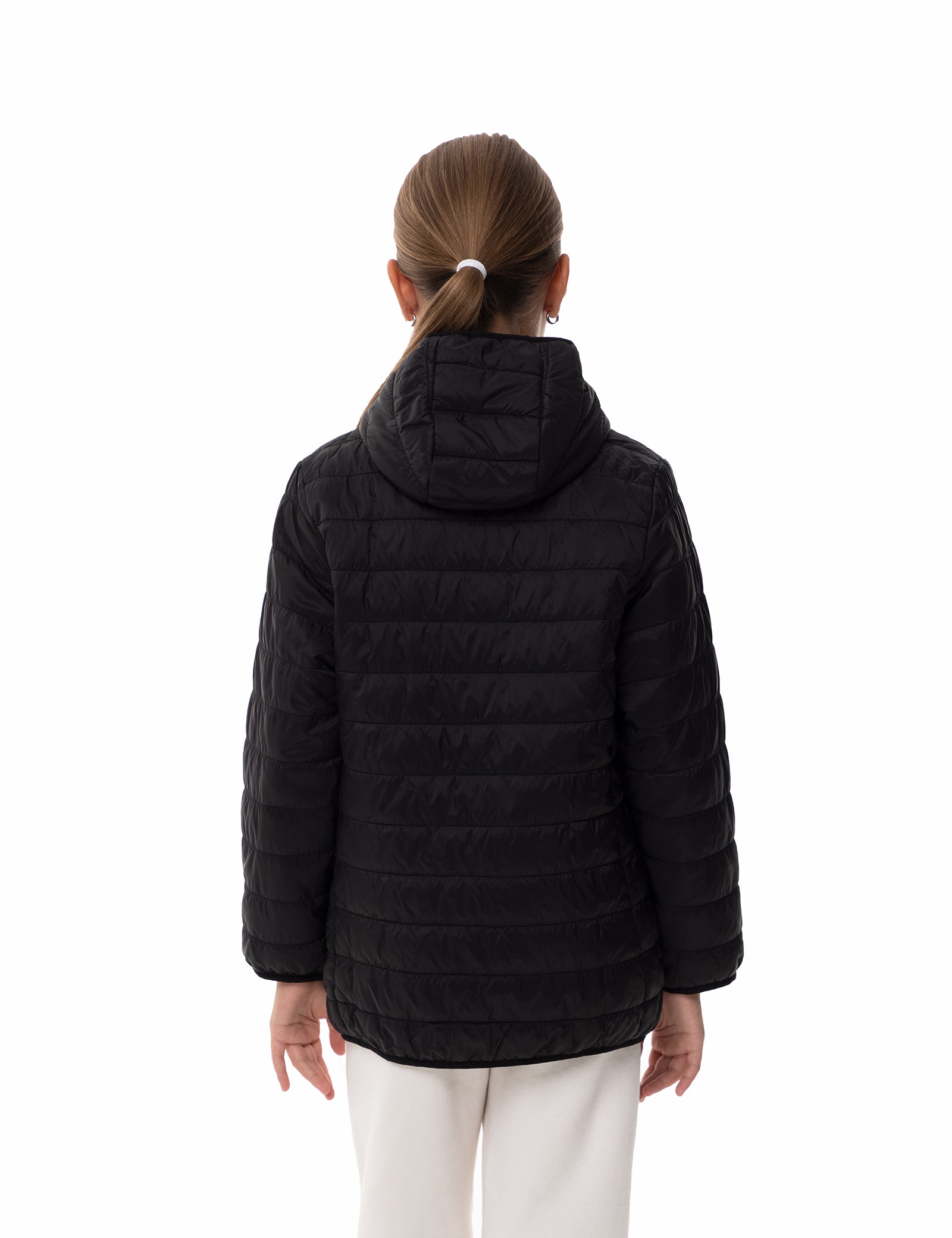 Girls Lightweight Heated Jacket - Black