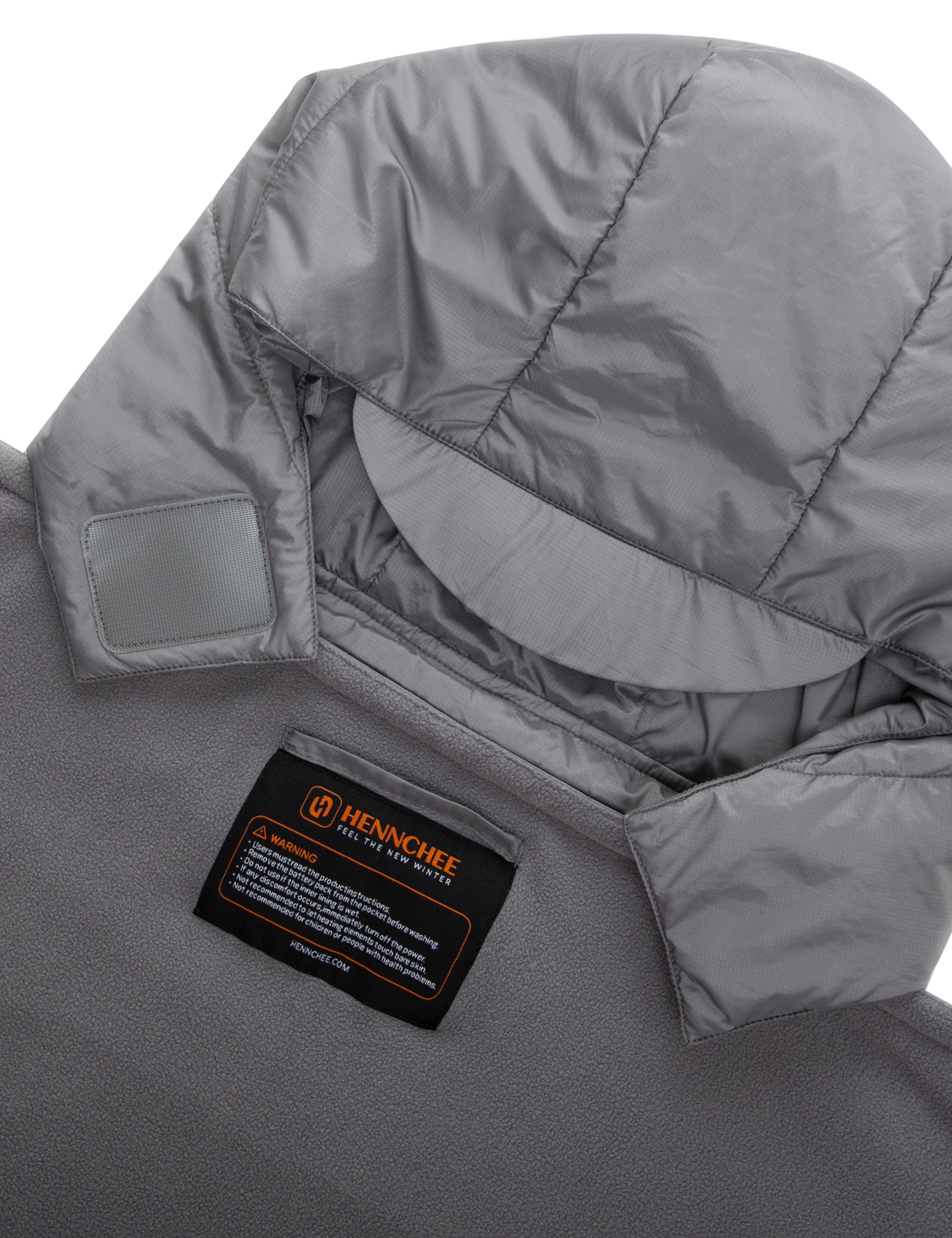 Unisex Heated Poncho - Grey