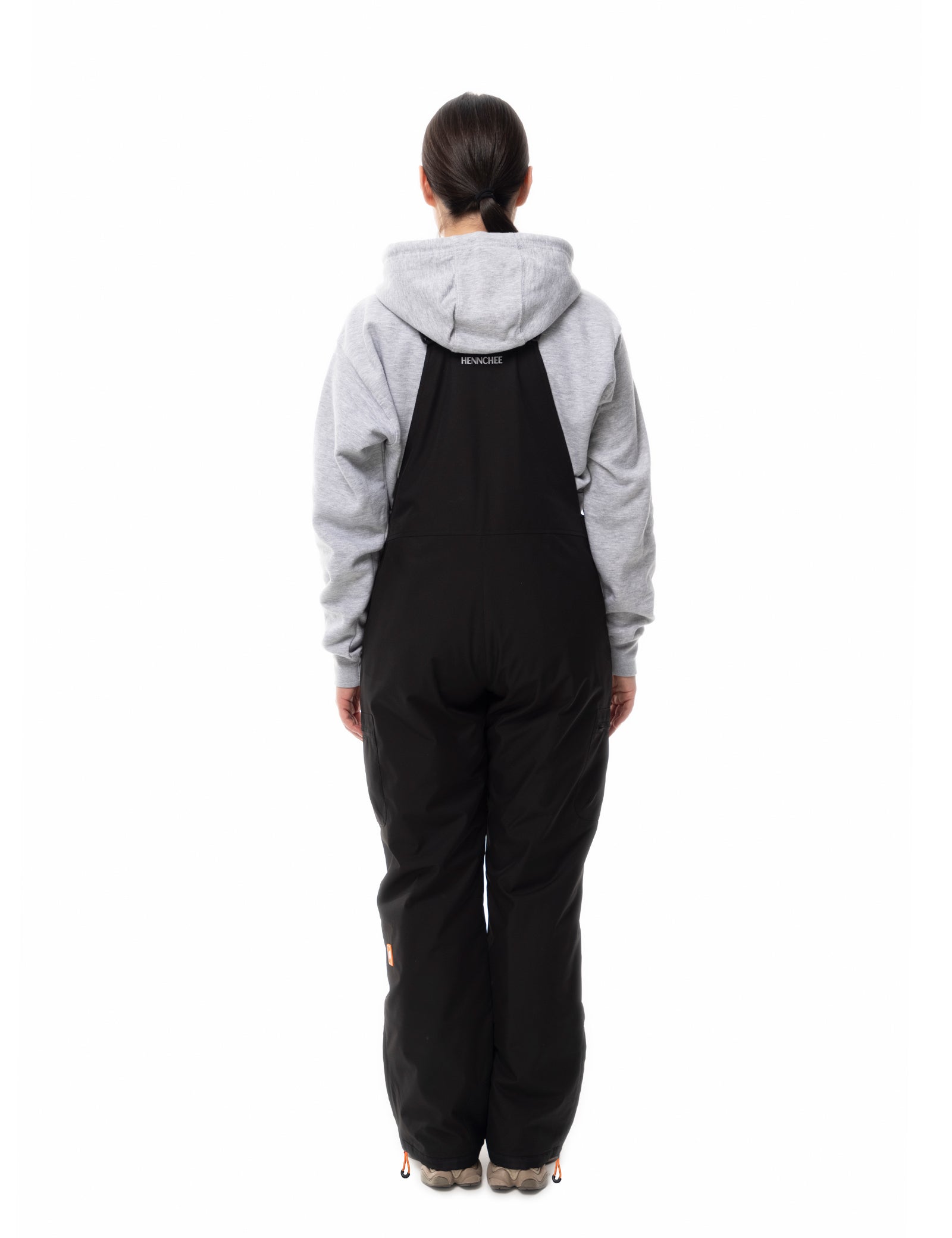 Women's Heated Bib Overalls - Black