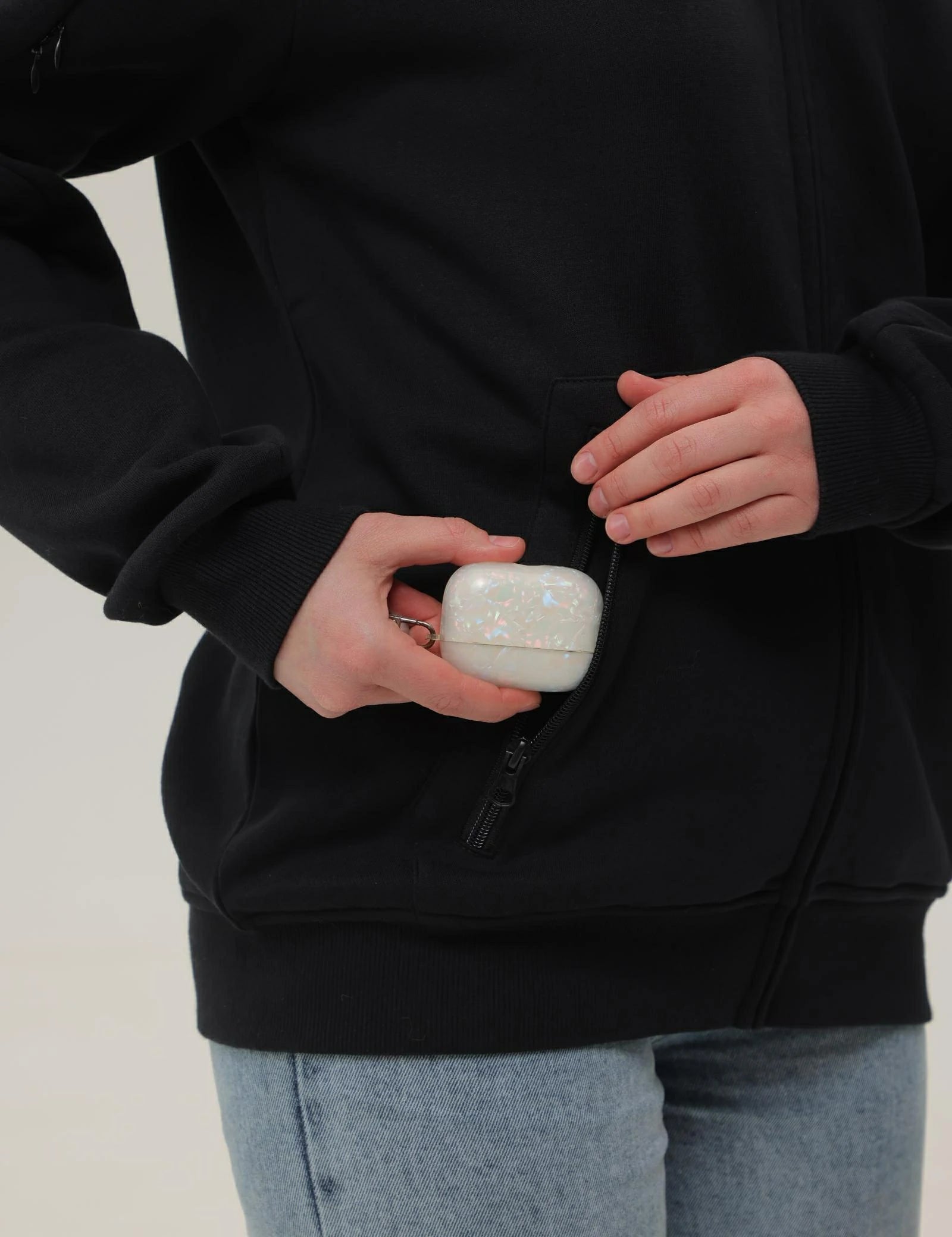 Relexit® Dialysis Hoodie with Built-In Eye Mask & Port Access Zippers