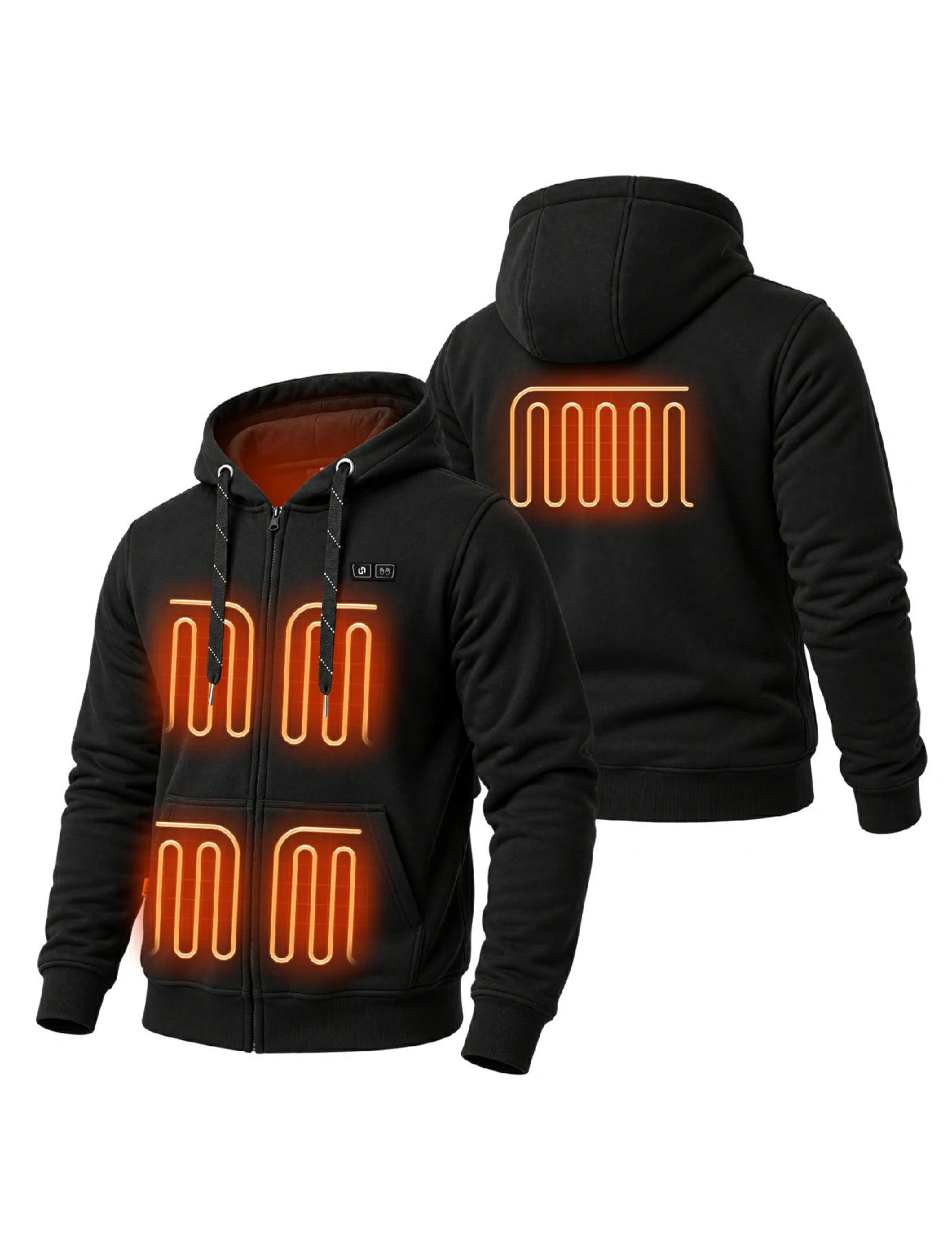 Sweat chauffant unisexe - Noir