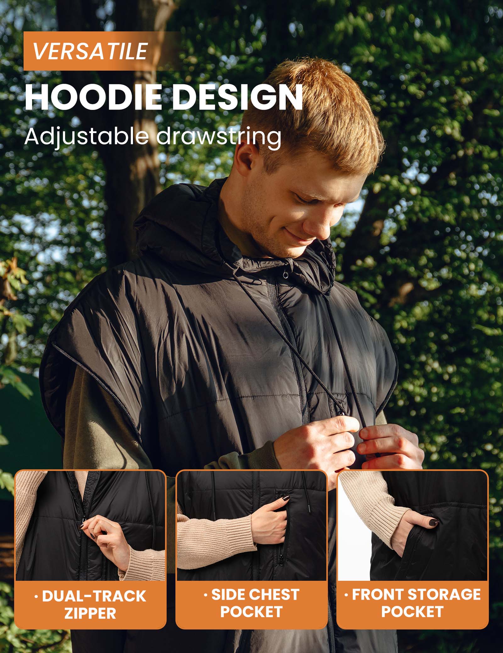 Relexit Wearable Sleeping Bag - Grey