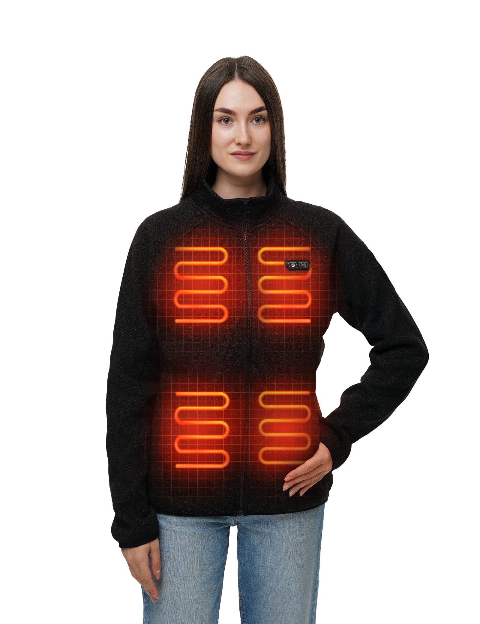 Women's Heated Fleece - Black
