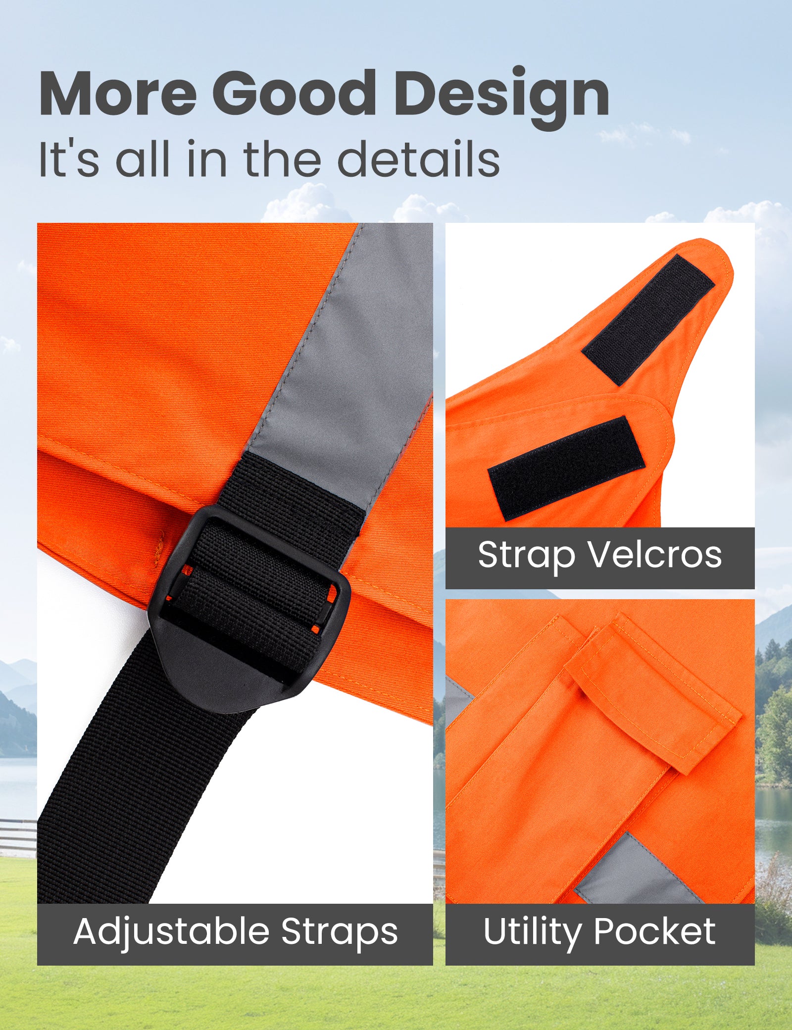 Unisex Cooling Vest - Orange