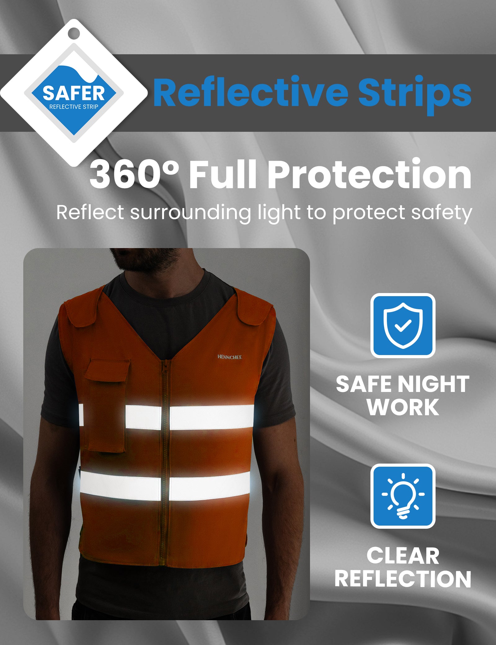 Unisex Cooling Vest - Orange