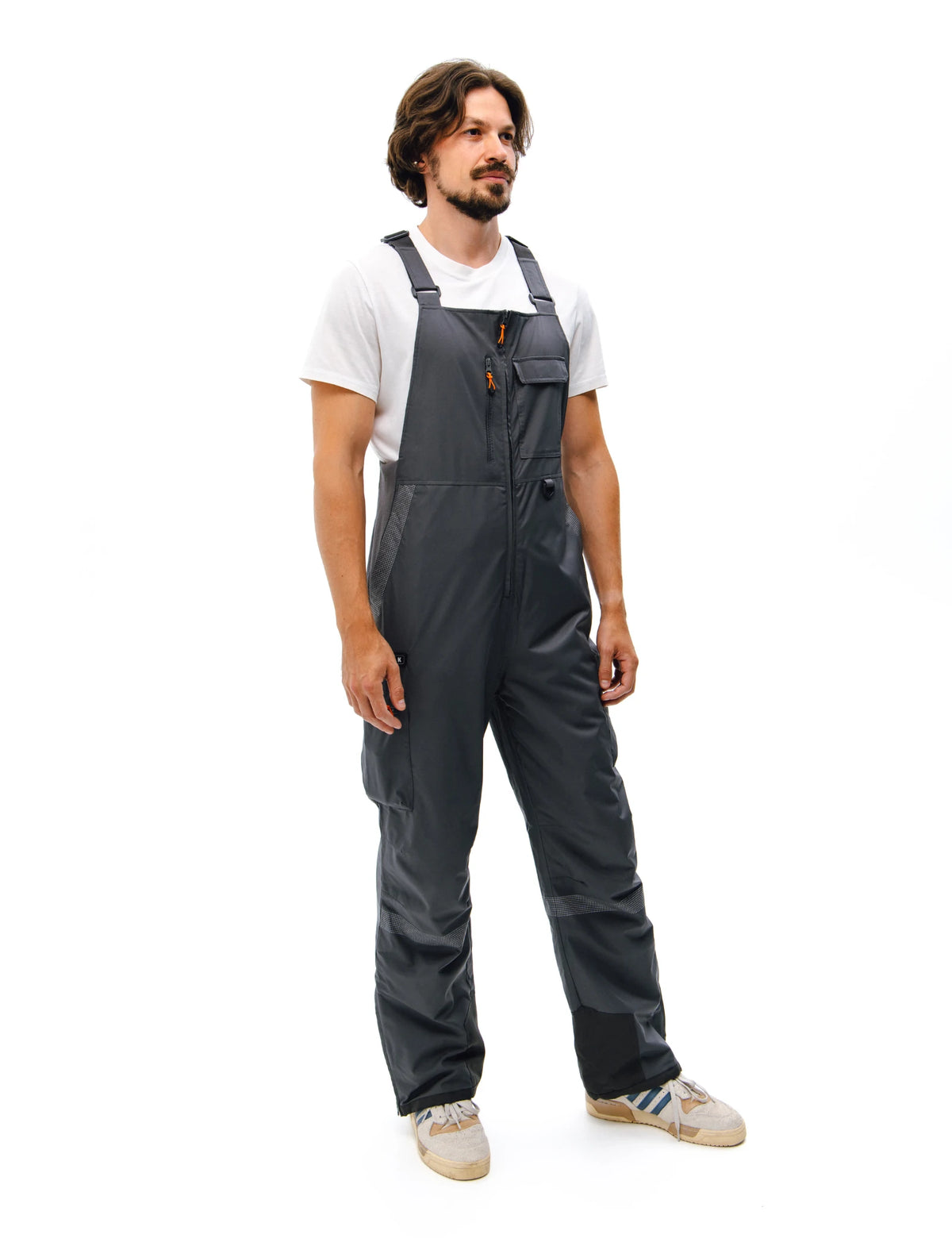 Men's Reflection Heated Bib Overalls with 12V 16000mah Battery