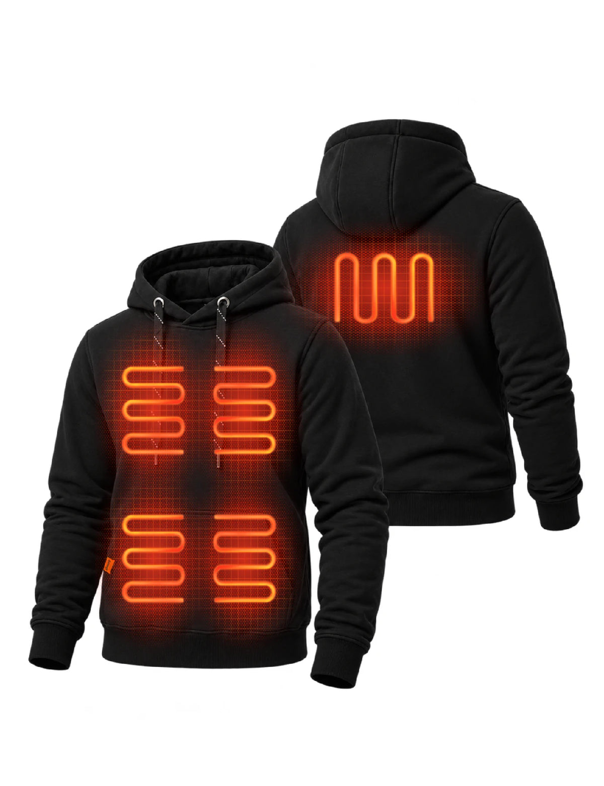 Women's Dual-Control Heated Pullover Hoodie with 12V 16000mah Battery