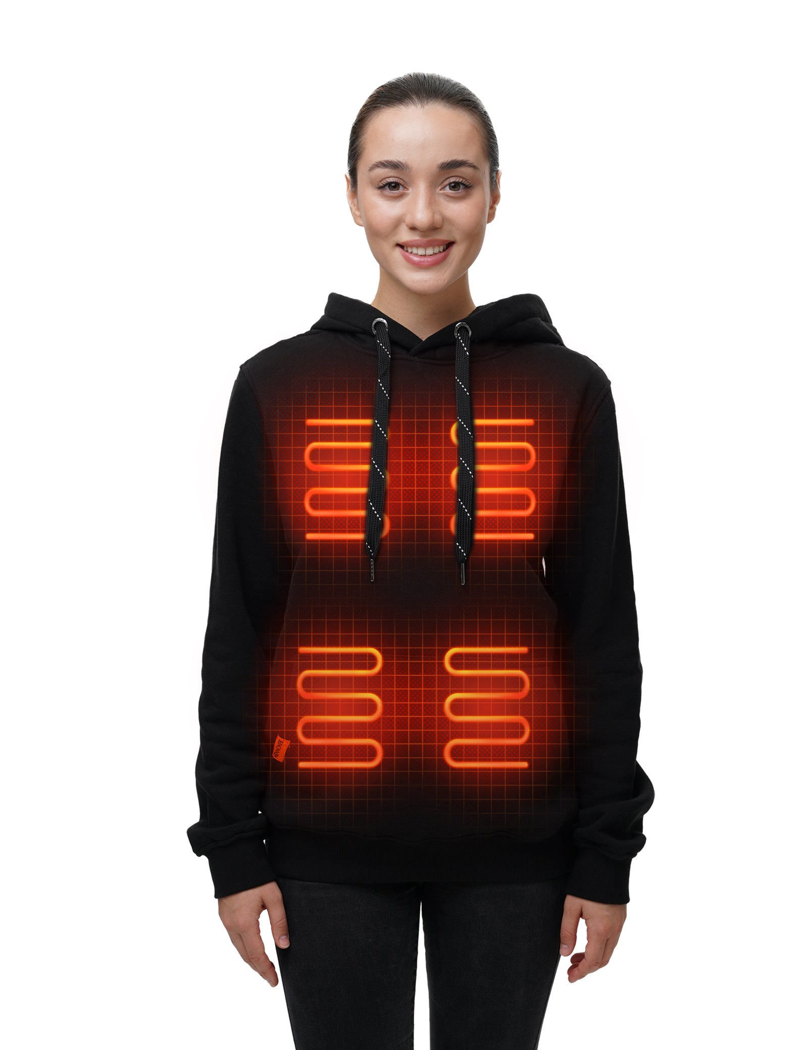 Women's Dual-Control Heated Pullover - Black