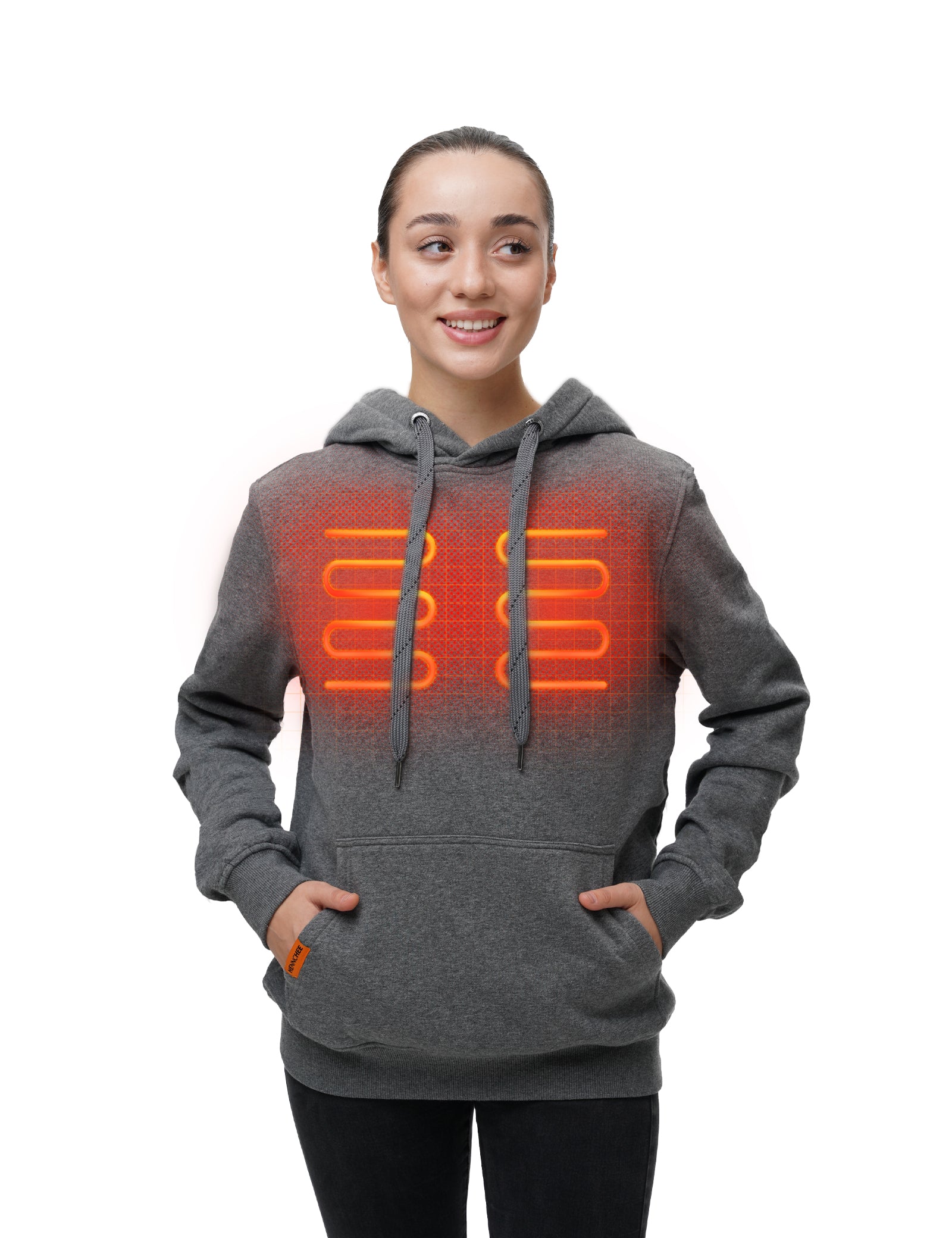 Women's Heated Pullover - Grey
