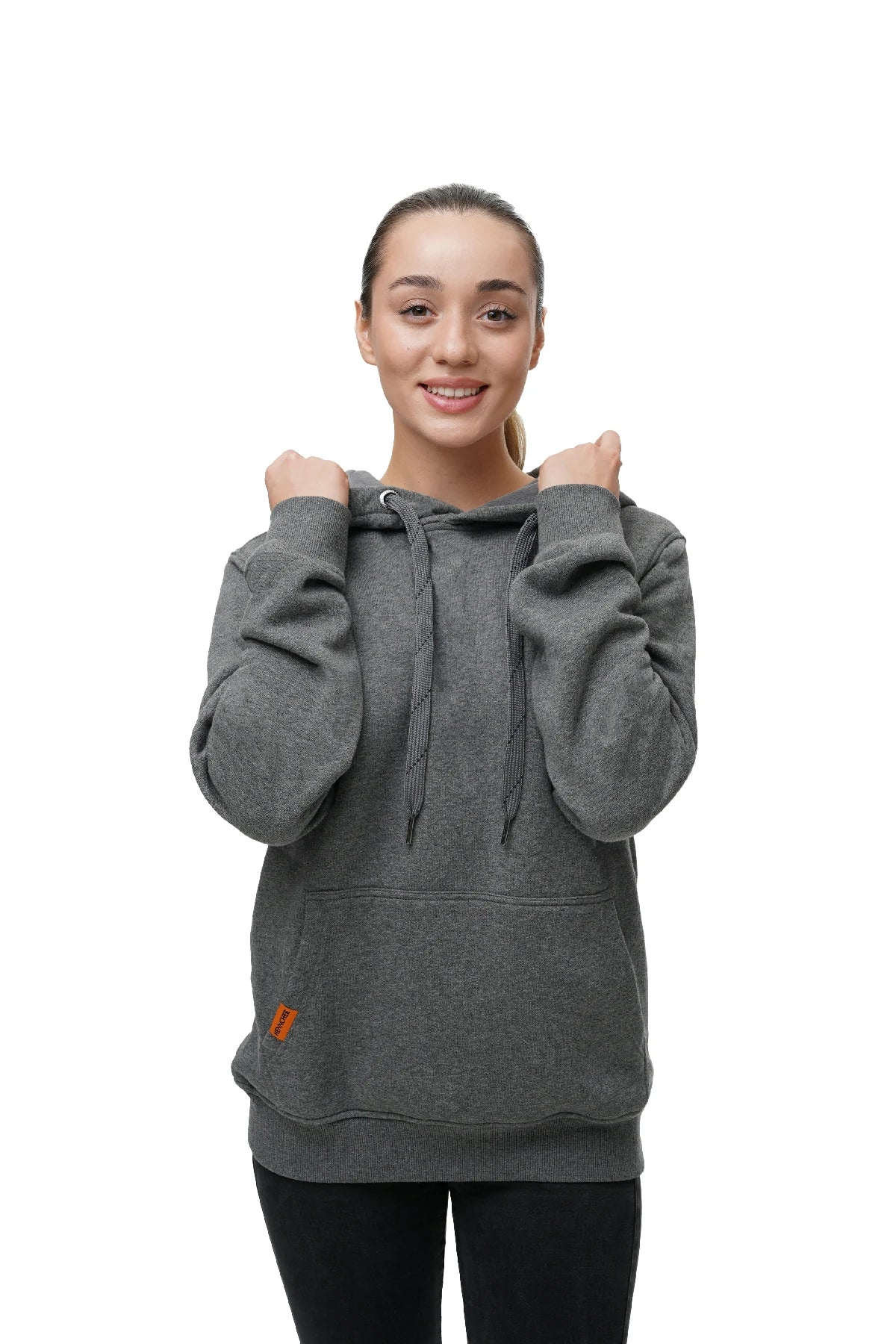 Women's Dual-Control Heated Pullover Hoodie with 12V Battery