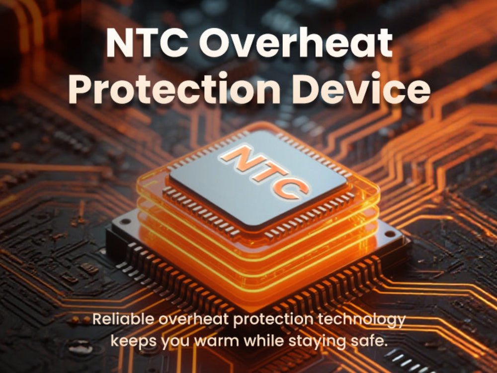 Hennchee heated hoodie NTC overheat protection device