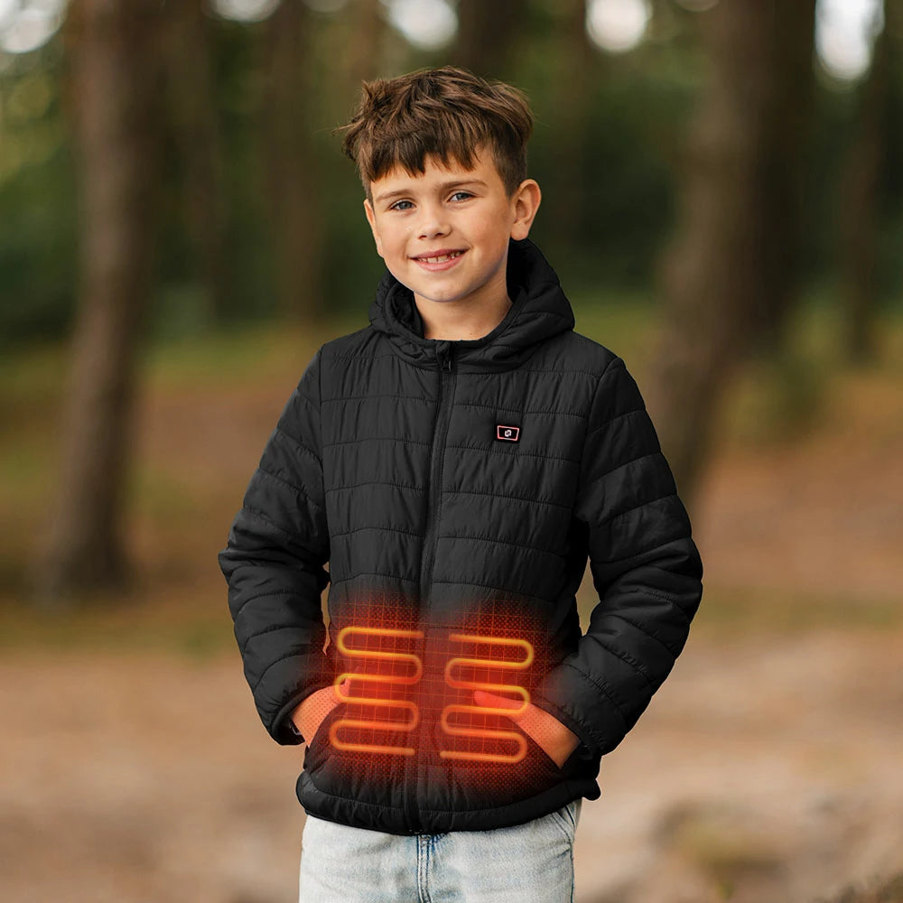 Heated Jacket Collection - Kid's Winter Warm Heating Outdoor Layers