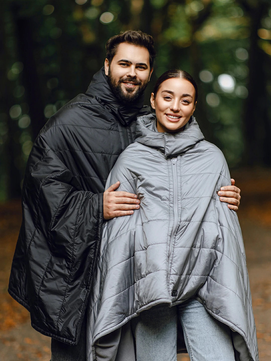 Unisex Heated Wearable Blanket - Outdoor Winter Warmth