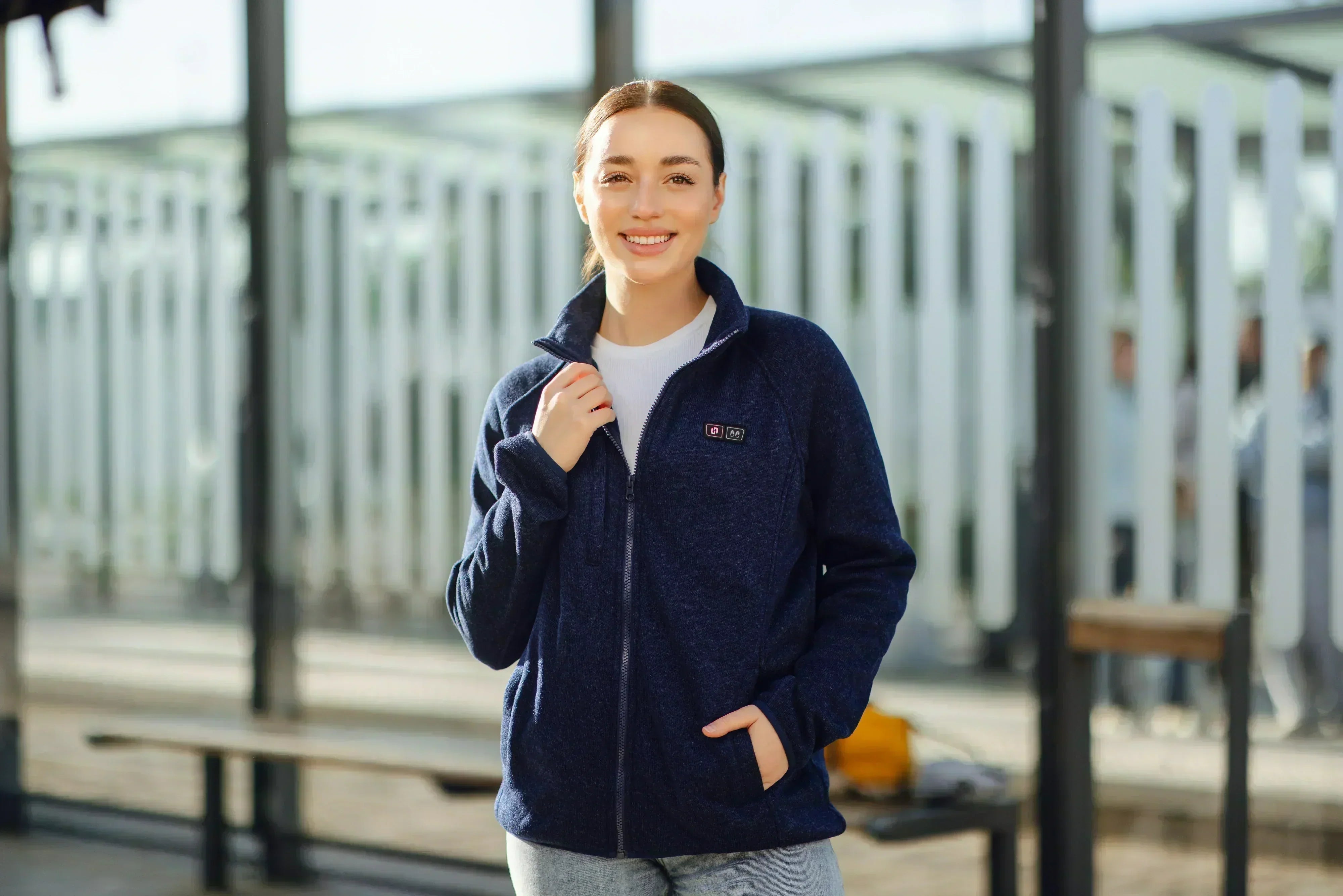 Women's Heated fleece jacket