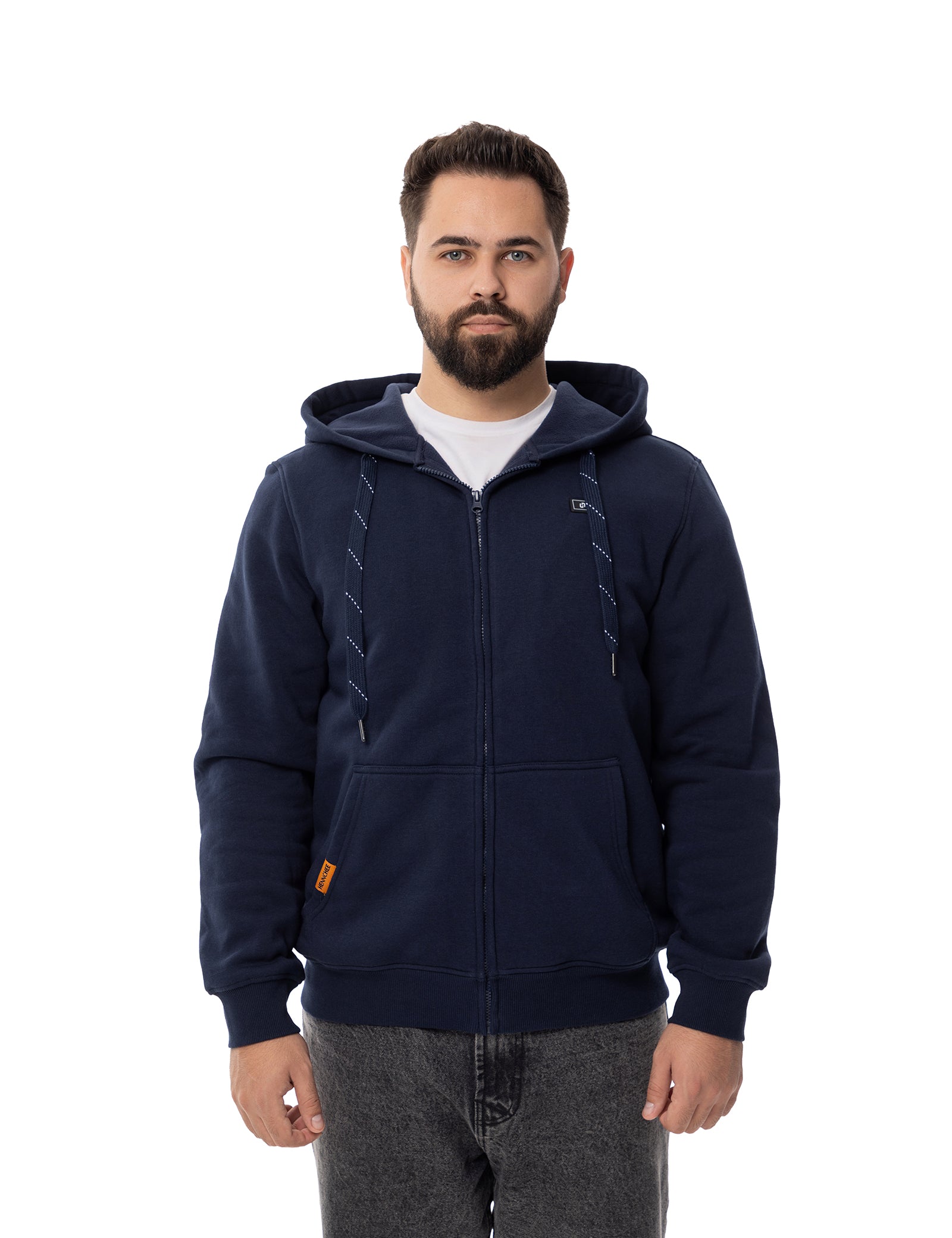 Men's Heated Hoodie - Navy