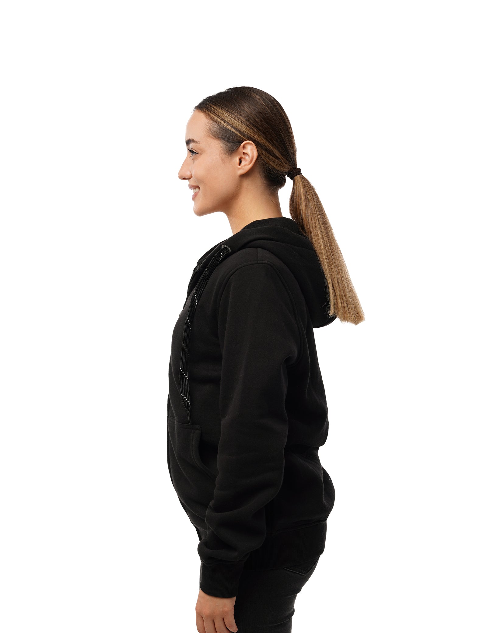 Women's Heated Hoodie - Black