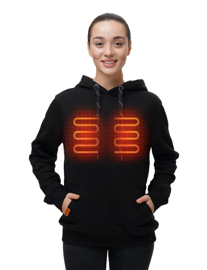 Women's Heated Pullover - Black
