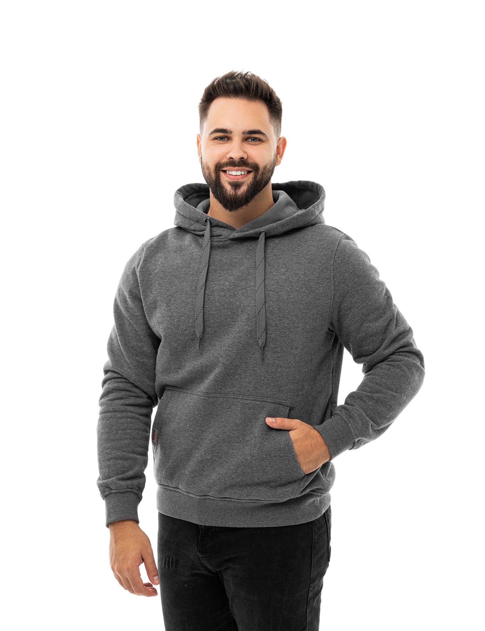 Men's Heated Pullover - Grey