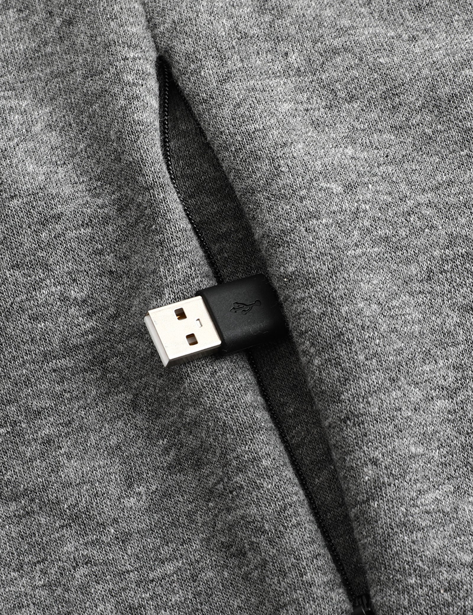 Women's Heated Pullover - Grey