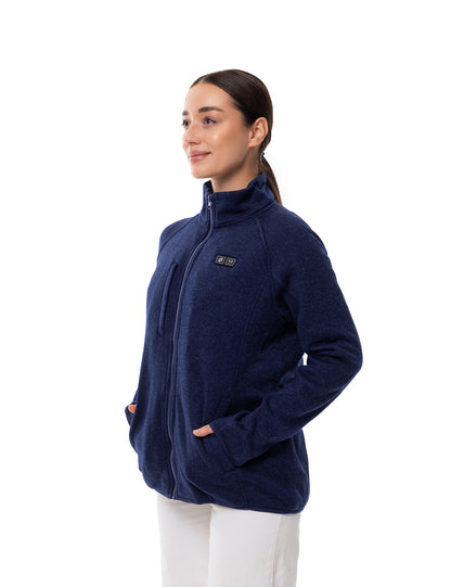 Women's Heated Fleece - Navy