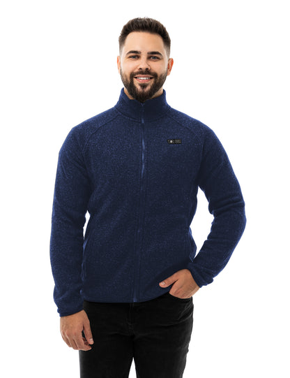 Veste polaire chauffante homme - Noir 