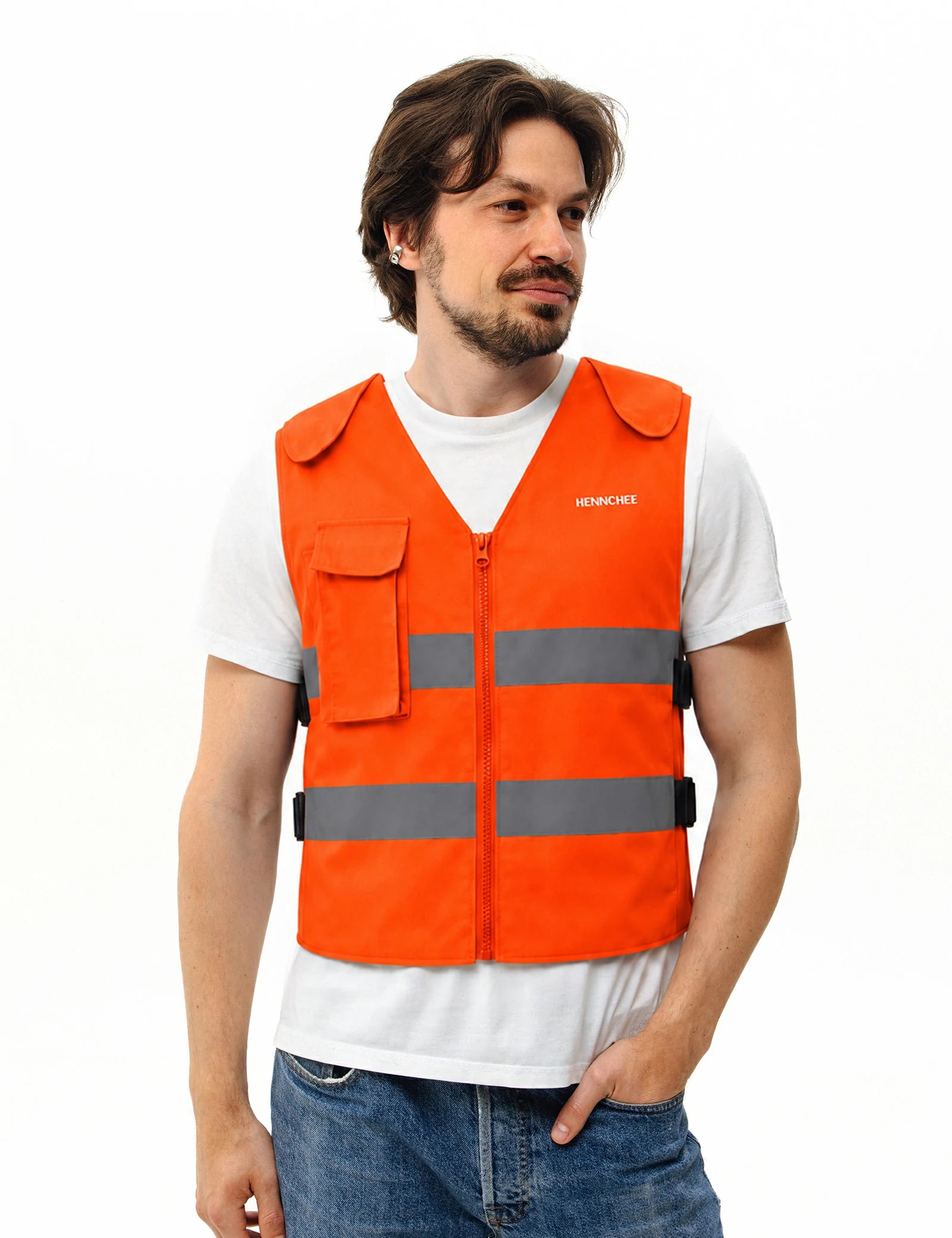 Reflective Cooling Vest with 12 Ice Packs