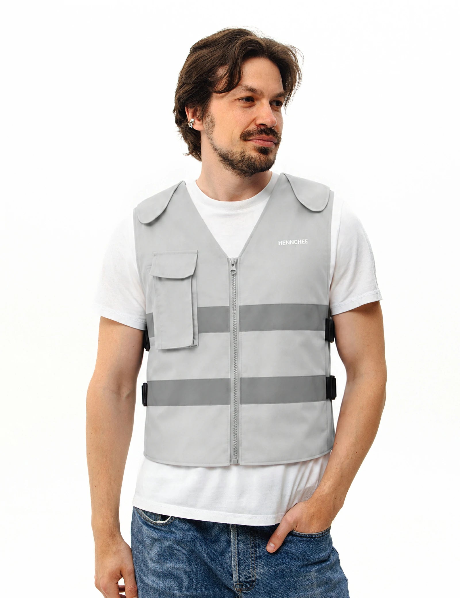 Reflective Cooling Vest with 12 Ice Packs