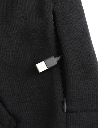 Women's Dual-Control Heated Pullover - Black