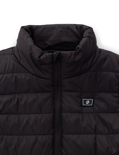 Girls Lightweight Heated Jacket - Black