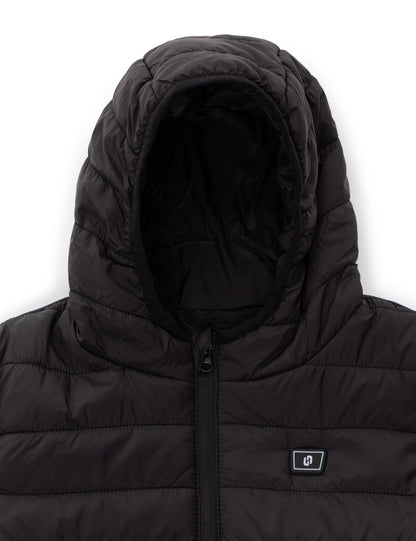 Boys Lightweight Heated Jacket - Black