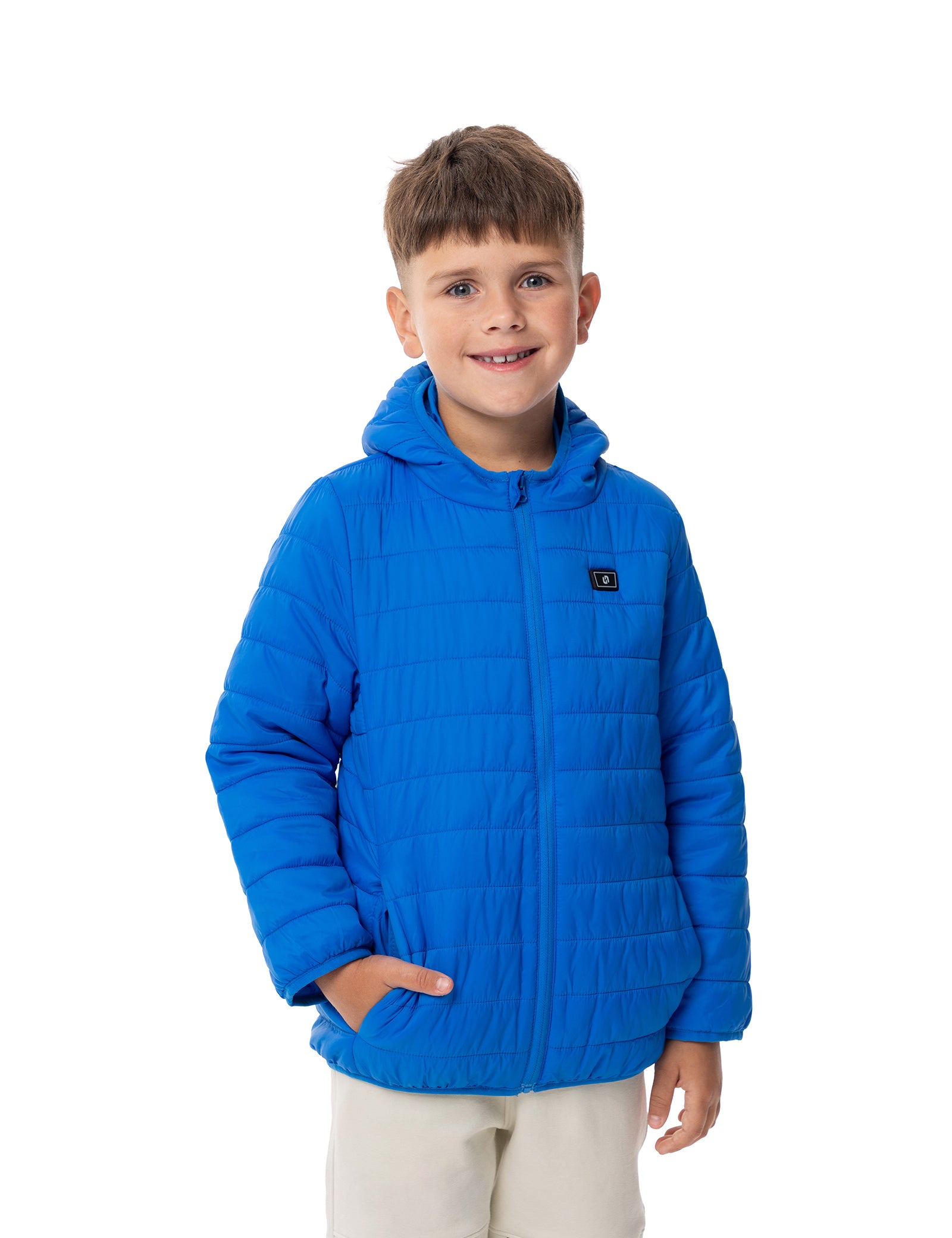 Boys Lightweight Heated Jacket - Blue