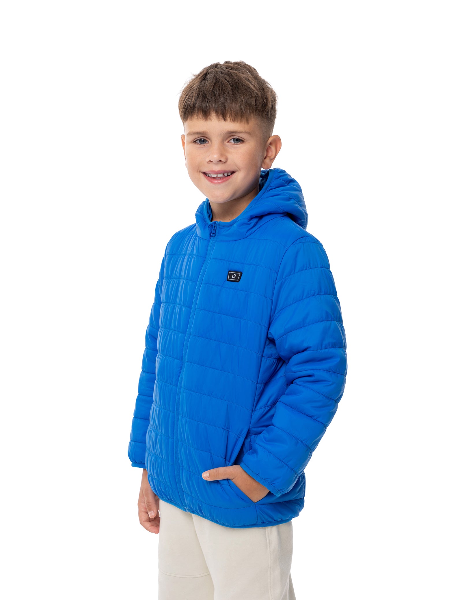 Boys Lightweight Heated Jacket - Blue