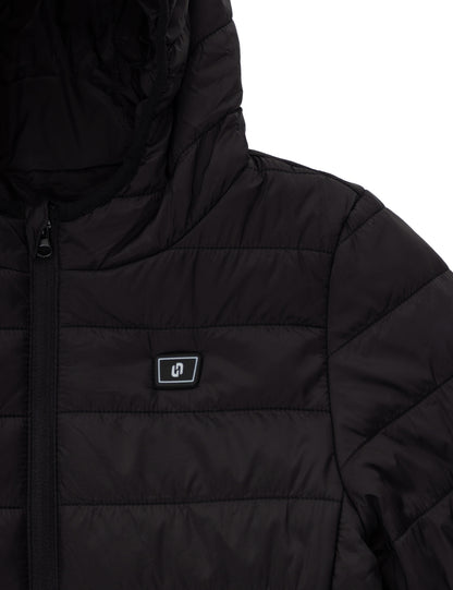 Boys Lightweight Heated Jacket - Black