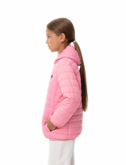 Girls Lightweight Heated Jacket - Pink