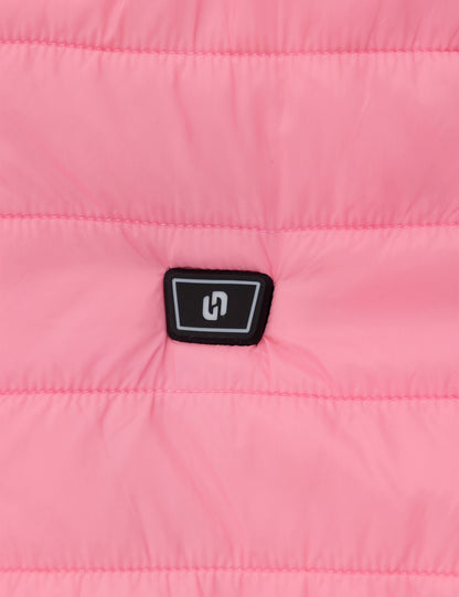 Girls Lightweight Heated Jacket - Pink