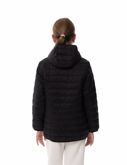 Girls Lightweight Heated Jacket - Black