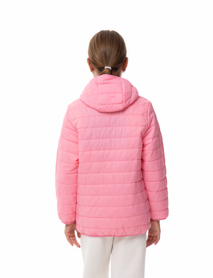 Girls Lightweight Heated Jacket - Pink