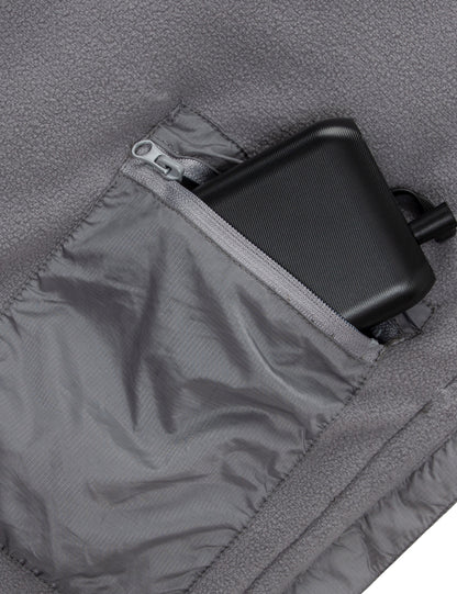 Unisex Heated Poncho - Grey