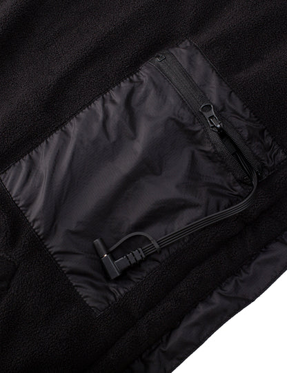 Unisex Heated Poncho - Black